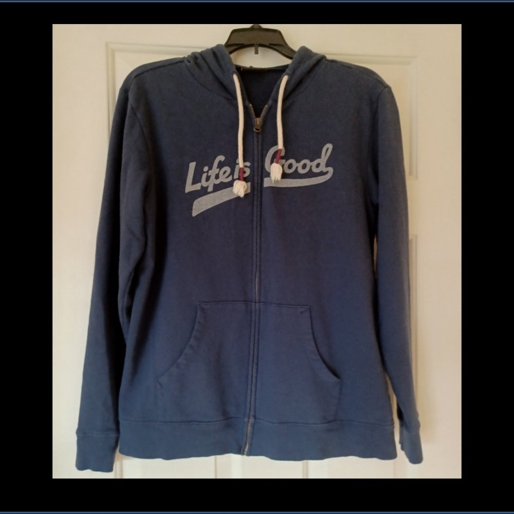 Life Is Good, Zip Hoodie, Relax Fit